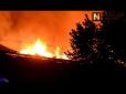 На Волині потужна пожежа охопила військовий госпіталь (відео)