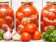 Взимку будете їсти та нахвалювати: Рецепт консервованих помідорів 