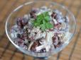 Бюджетно, смачно та швидко: Легкий рецепт салату із квасолею та грибами