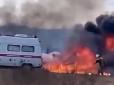 Помилка екіпажу була смертельною: У РФ вертоліт Мі-8 спалахнув під час посадки (відео)