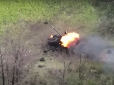 Прикордонники показали феєричне знищення російського танка за допомогою БПЛА (відео)