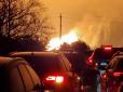 Стовп вогню сягає 50 метрів: У Литві вибухнув газопровід високого тиску (фото)