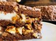 Якщо любите батончик Snickers, тоді, цей рецепт шоколадного торта точно вас порадує!
