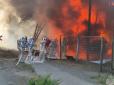 У російському Волгограді сталася потужна пожежа на металургійному заводі (відео)