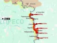 Карта бойових дій 11-18 квітня: Ворог активувався на прикордонні Сумщини і Харківщини та намагається проникнути в Костянтинівку